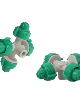 50Pcs Garden 6mm Cross Atomizing Nozzles 0.5mm Orifice