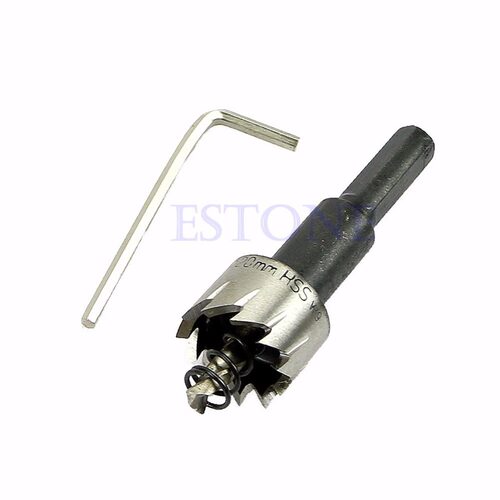 20mm HSS Carbide Tip Drill Bit Hole Saw Set L15