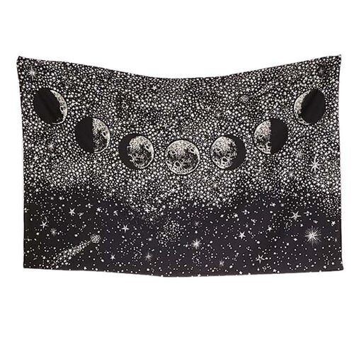 Soft Forest Starry Night Tapestry Night Sky Tarot Moon Star