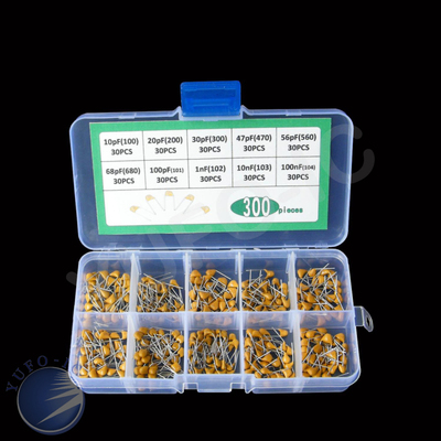1box Monolithic Capacitor kit 10Values*30pc=300pc 102/1nf 10