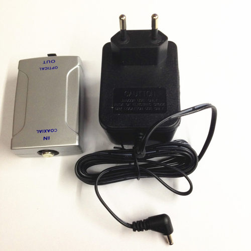 Coaxial (RCA) to Optical Audio Converter