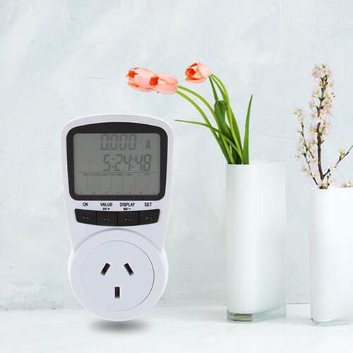 LCD Power Energy Meter Voltage Wattage Current Monitor AU Pl