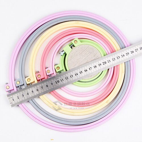 Embroidery Hoops Embroidered Stretch Tool Random Color Hand