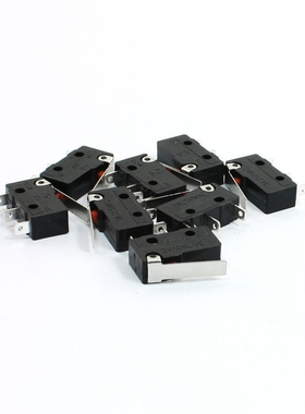 10 x Cut hinge lever SPDT momentary 1 NC 1 number mini switc
