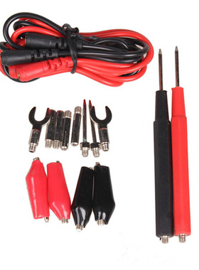 Multimeter Probe Test Lead Cable Alligator Clip for IC pins