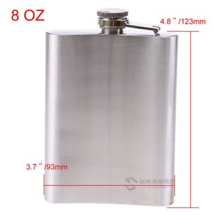 Stainless Steel Hip Flask Liquor Whiskey Alcohol Pocket Wine