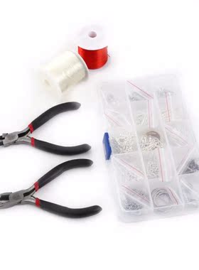 DIY Beads Pliers Chain Cord Tools Silver Plated Jewellry Mak