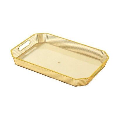 Transparency Storage Pallet Rectangle Tea Set Cup Sundries
