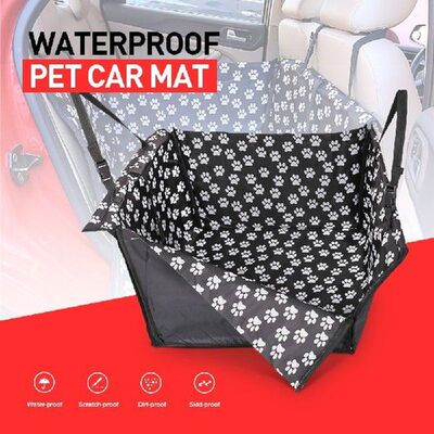 Original Pet Dog Cat Car Rear Back Seat Carrier Cover Portab