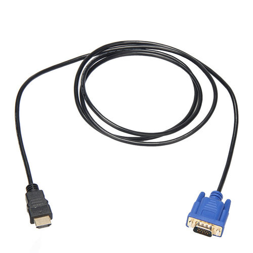 HDMI Gold Male To VGA HD-15 Male 15Pin Adapter Cable 6FT 1.8