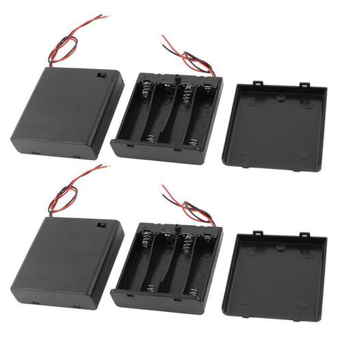 4 pieces of 4 x 1.5V AA batteries in the compartment box / o