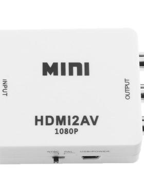 HD 1080P Mini HDMI2AV Video Converter BOX for PC/PS3/VCR/DVD
