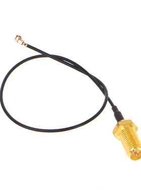 10 Pcs SMA Male Plug To UFL/IPX 1.13 Pigtail Extension Cord