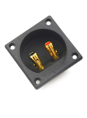 Round Spring Cup Subwoofer Plug Car Stereo Speaker Box Termi