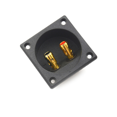 Round Spring Cup Subwoofer Plug Car Stereo Speaker Box Termi