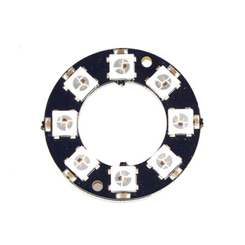 8 Bits 8 X WS2812 5050 RGB LED Ring Lamp Light with Integrat