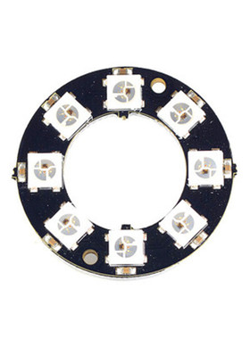 8 Bits 8 X WS2812 5050 RGB LED Ring Lamp Light with Integrat