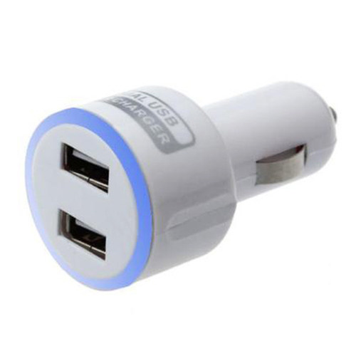 2.1A 2 Port Car Charger Adapter & Micro USB Cable For iP