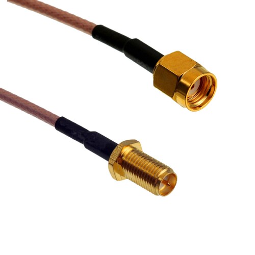 RP-SMA Male to RP-SMA Female Jack Pigtail Semi-Rigid RG316 A