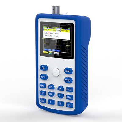 2.4 Inch Digital Oscilloscope 500MS/S Sampling Rate 110MHz