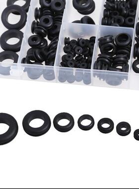 180pcs Rubber Grommet 8 Popular Sizes Grommet Gasket for Pro