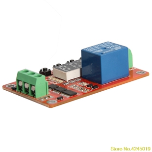 12V DC Multifunction Auto-lock Relay PLC Cycle Timer Time De