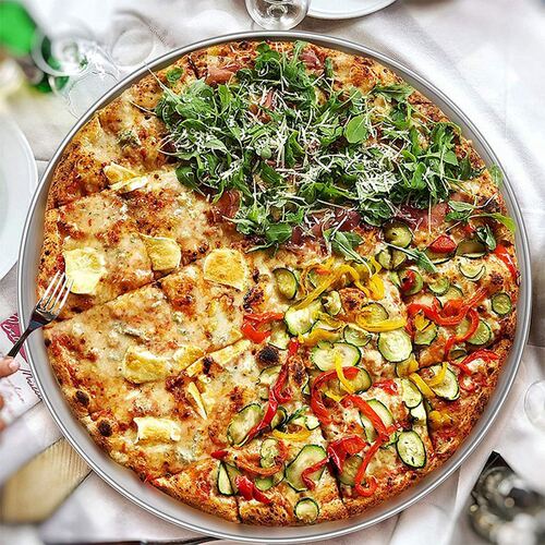 Hot 4 Pack Pizza Tray Stainless Steel Pizza Oven Baking