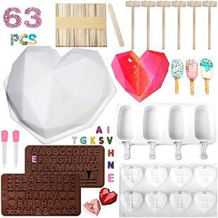 Heart-shaped Cake Chocolate Silicone Mold Non-Sticky