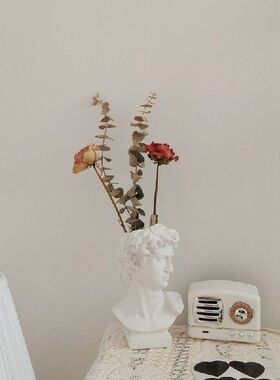 Modern Nordic Style Creative Portrait Vase Human Head