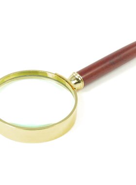 50mm Diameter 3X-5X Optical Lens Rosewood Handle Magnifying