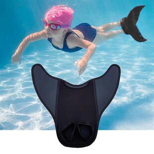 Mermaid Swimming Tail Monofin Fins One-piece Flipper Swim
