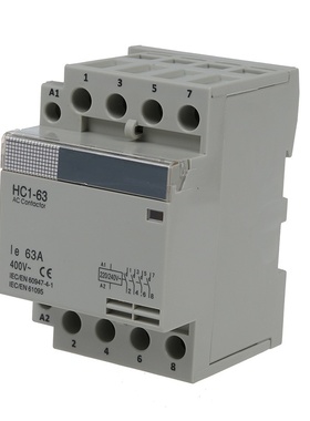 35 mm DIN Support via AC400V 63A 4-pin Modular Household AC
