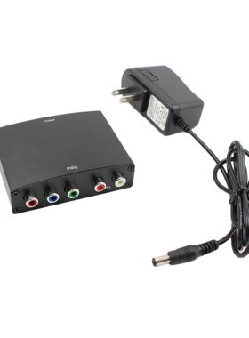 YPBPR + Audio R/L To HDMI Converter Conversion Adapter Suppo