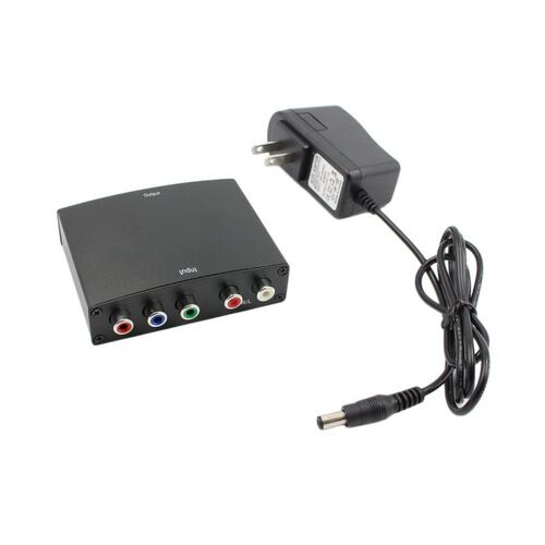 YPBPR + Audio R/L To HDMI Converter Conversion Adapter Suppo