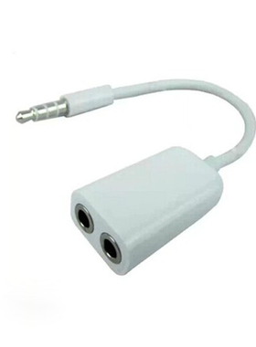 3.5mm Male AUX Jack Splits 3.5mm Female Headphone Audio Adap