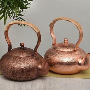 1L/2L Traditional Handmade Pure Copper Teapot Electric