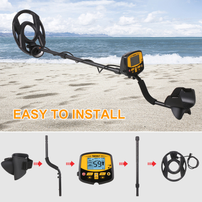 Underground Metal Detector Adjustable Sensitivity Metal Find