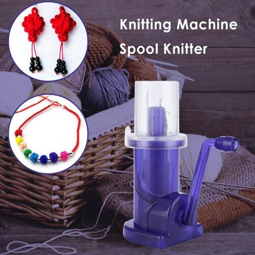 Creative Hand-operated Embellish-Knit Knitting Machine Spool