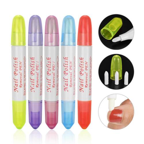 5pcs/lot Nail Art Corrector Pen Polish Remover Pen Varnish