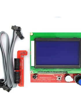 12864 Display LCD 3D Printer Controller +Adapter For RAMPS 1