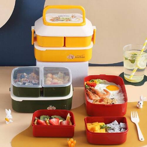 Kawaii Portable Lunch Box Microwave Food Box For Girls