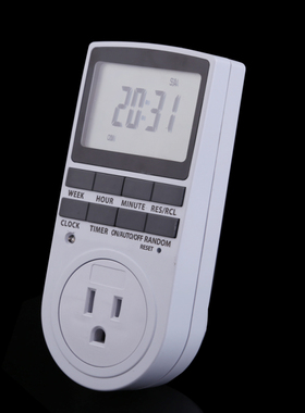 US EU Plug Plugin Timer 24h 7day Week with LCD Display for I