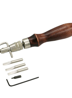 5 in 1 DIY Leather Craft Adjustable Stitching Groover Crease