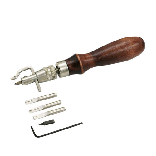 5 in 1 DIY Leather Craft Adjustable Stitching Groover Crease