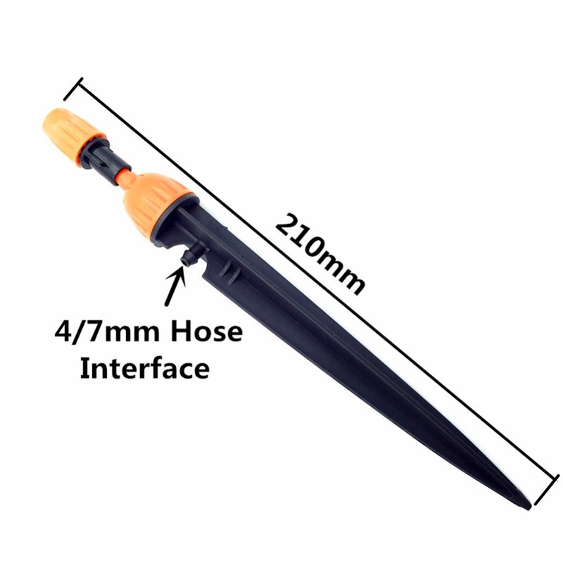 100 pcs  Adjustable Dripper Nozzles 4/7mm hose barbed