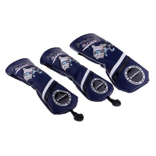 Retro Golf Headcovers Vintage Leather Style Driver and