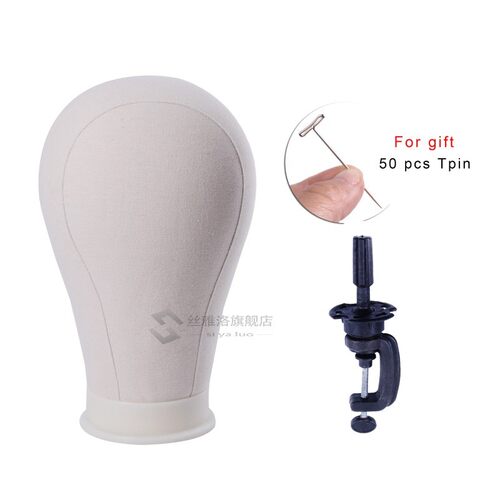 Canvas Block Head Training Mannequin Head Mannequin Manikin