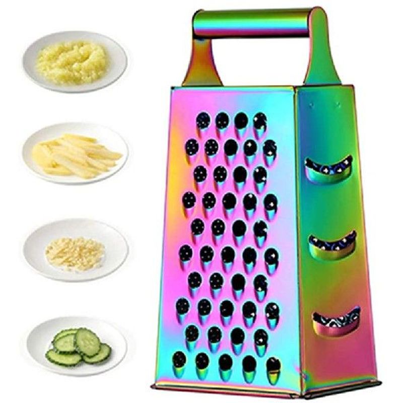 4 Sides Garlic Peeler Potato Vegetable Slicer Knife Ginger