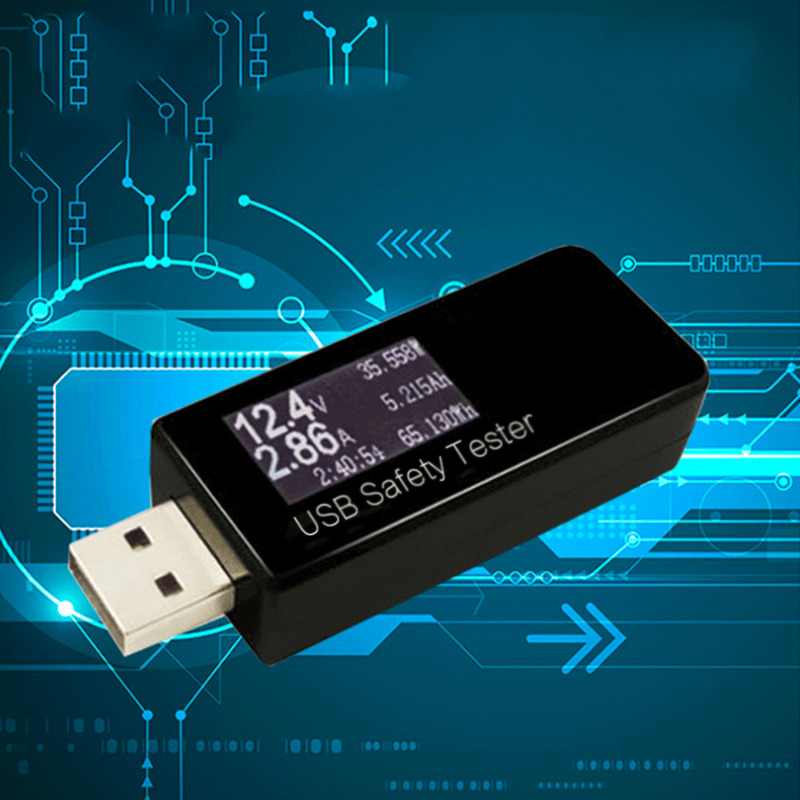 Dispay 3V-30V USB Tester Current Charger Capacity Doctor qc2
