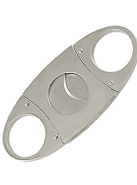 Quality Silver Double Twin Blade Pocket Cigar Cutter Scisso